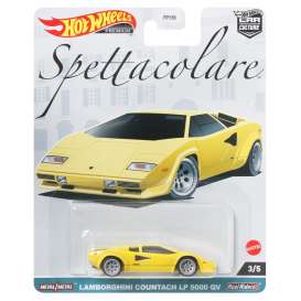 Lamborghini  - Countach LP 5000 QV yellow - 1:64 - Hotwheels - HKC47 - hwmvHKC47 | Toms Modelautos