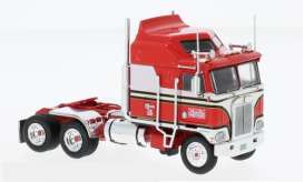 Kenworth  - K100 1976 red/white - 1:64 - IXO Models - 64TR001 - ix64TR001 | Toms Modelautos