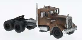 Peterbilt  - 281 1955 rusty brown - 1:64 - IXO Models - 64TR002 - ix64TR002 | Tom's Modelauto's