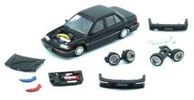 Honda  - Civic black - 1:64 - BM Creations - 64B0405 - BM64B0405LHD | Tom's Modelauto's