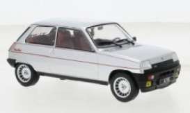 Renault  - 5 Alpine 1982 silver - 1:24 - Whitebox - 124152 - WB124152 | Tom's Modelauto's