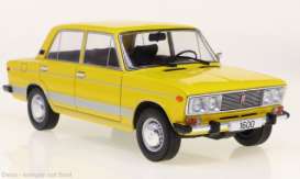 Lada  - 1600 LS 1976 yellow - 1:24 - Whitebox - 124202 - WB124202 | Tom's Modelauto's