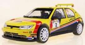 Peugeot  - 306 2022 yellow/red - 1:18 - Solido - 1808304 - soli1808304 | Toms Modelautos