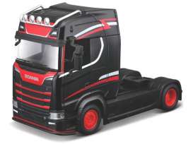 Scania  - S730 grey/red/white - 1:43 - Bburago - 32207 - bura32207 | Toms Modelautos