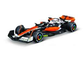 McLaren  - MCL60 2023 orange/black/blue - 1:43 - Bburago - 38087P - bura38087P | Toms Modelautos