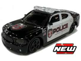 Dodge  - Charger Hemi 2006 white/black - 1:43 - Bburago - 300-DODGE - bura300-Dodge | Toms Modelautos