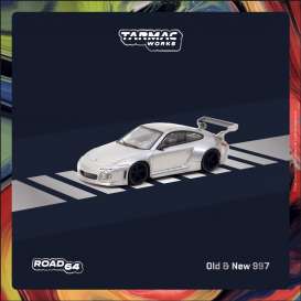 Porsche  - Old & New grey - 1:64 - Tarmac - T64R-TL053-GRY - TC-T64R-TL053-GRY | Toms Modelautos