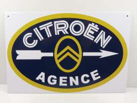 Metal Signs  - Citroen black/white/yellow - Magazine Models - magPB217 - magPB217 | Toms Modelautos