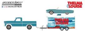 Ford  - Thunderbird 1966 blue - 1:64 - GreenLight - 31180B - gl31180B | Toms Modelautos