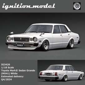 Toyota  - Mark II Sedan Grande white - 1:18 - Ignition - IG3426 - IG3426 | Toms Modelautos