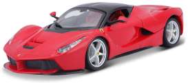 Ferrari  - LaFerrari 2013 red/black - 1:24 - Magazine Models - LaFerrari - mag24LaFerrari | Toms Modelautos