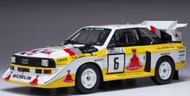 Audi  - Sport Quattro 1985 white/yellow/red - 1:18 - IXO Models - RMC161B - ixRMC161B | Toms Modelautos