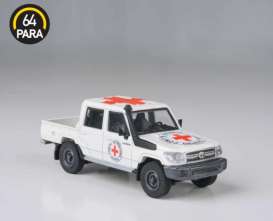 Toyota  - Land Cruiser  2014 red/white - 1:64 - Para64 - 55683 - pa55683lhd | Tom's Modelauto's