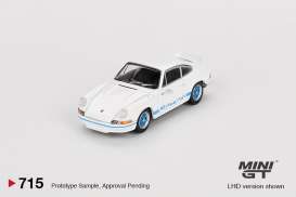 Porsche  - 911 1974 white - 1:64 - Mini GT - 00715-L - MGT00715lhd | Tom's Modelauto's