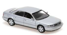 Audi  - A8 1998 silver - 1:43 - Maxichamps - 940018800 - mc940018800 | Tom's Modelauto's