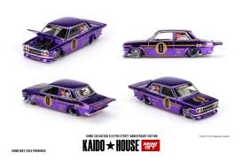 Datsun  - 510 Pro Street 1969 purple - 1:64 - Mini GT - KHMG138 - MGTKHMG138 | Tom's Modelauto's