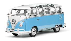 Volkswagen  - Samba bus  1962 white/blue - 1:12 - SunStar - 5086 - sun5086 | Tom's Modelauto's