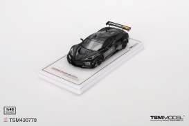 Chevrolet  - corvette Z06 2023 black - 1:43 - TrueScale - TSM430778 - TSM430778 | Tom's Modelauto's
