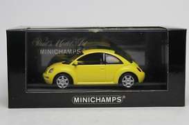 Volkswagen  - 1998 yellow - 1:43 - Minichamps - 430058000 - mc430058000 | Toms Modelautos