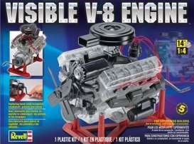 Engine  - V8 transparant - 1:4 - Revell - US - 18883 - revell18883 | Toms Modelautos