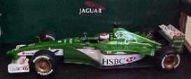 Jaguar  - 2000 green/white - 1:18 - Hotwheels - mv26742 - hwmv26742 | Toms Modelautos
