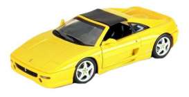 Ferrari  - 1994 yellow - 1:18 - Hotwheels - mv23921 - hwmv23921 | Toms Modelautos