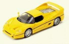 Ferrari  - 1995 yellow - 1:43 - Hotwheels - mv22179 - hwmv22179 | Toms Modelautos