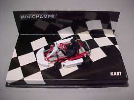 Kart  - white - 1:43 - Minichamps - 430090000 - mc430090000 | Toms Modelautos