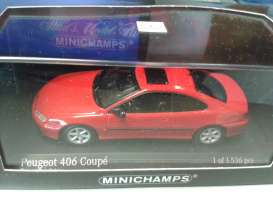 Peugeot  - 1996 red - 1:43 - Minichamps - 430112625 - mc430112625 | Toms Modelautos