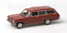 Opel  - 1962 red - 1:43 - Minichamps - 400041010 - mc400041010 | Toms Modelautos