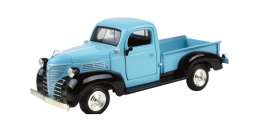 Plymouth  - 1941 blue - 1:24 - Motor Max - 73278b - mmax73278b | Toms Modelautos