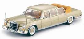 Mercedes Benz  - 1966 metallic gold - 1:18 - SunStar - 2303 - sun2303 | Toms Modelautos