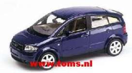 Audi  - 2000 dark blue - 1:43 - Minichamps - 430019004 - mc430019004 | Toms Modelautos