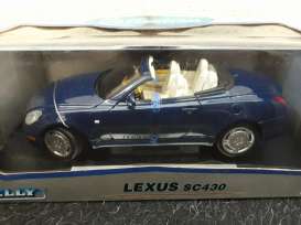 Lexus  - SC430 2003 blue - 1:18 - Welly - 12518 - welly12518b | Toms Modelautos