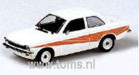 Opel  - 1976 white/orange stripes - 1:43 - Minichamps - 430045607 - mc430045607 | Toms Modelautos