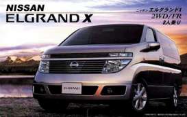 Nissan  - New Elgrand X FR/2WD   - 1:24 - Fujimi - 187495 - fuji187495 | Toms Modelautos