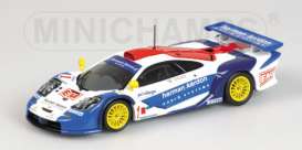 McLaren  - 1999 white/blue/red - 1:43 - Minichamps - 530194301 - mc530194301 | Toms Modelautos