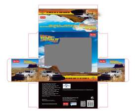 Delorean  - *Back to the Future III* 1987 stainless steel - 1:18 - SunStar - 2712 - sun2712 | Toms Modelautos