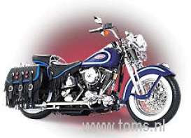 Harley Davidson  - blue - 1:10 - Franklin Mint - fb11yf03 | Toms Modelautos