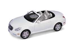 Lexus  - SC430 2003 white - 1:18 - Welly - 12518 - welly12518w | Toms Modelautos