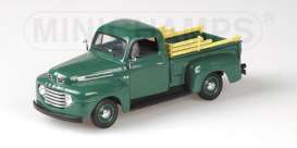 Ford  - 1949 green - 1:43 - Minichamps - 400082060 - mc400082060 | Toms Modelautos