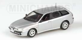 Alfa Romeo  - 2001 silver - 1:43 - Minichamps - 430120714 - mc430120714 | Toms Modelautos
