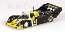 Porsche  - 1984 black/yellow - 1:43 - Minichamps - 430846612 - mc430846612 | Toms Modelautos