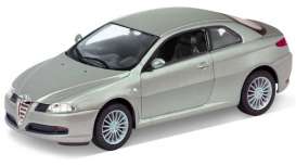 Alfa Romeo  - 2003 silver - 1:24 - Welly - 22454s - welly22454s | Toms Modelautos