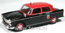 Peugeot  - 1962 black/red - 1:43 - Nostalgie - nost035 | Toms Modelautos