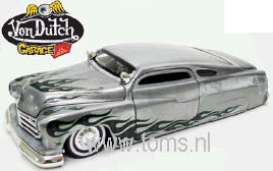 Mercury  - 1951 silver w/flames - 1:24 - Jada Toys - 59935s - jada59935s | Toms Modelautos