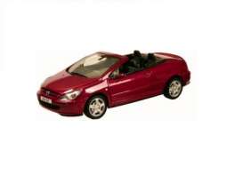 Peugeot  - 2003 red - 1:24 - Motor Max - 73286r - mmax73286r | Toms Modelautos