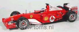 Ferrari  - 2004 red - 1:43 - Hotwheels - mvB6207 - hwmvB6207 | Toms Modelautos