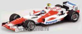 Toyota  - 2004 red - 1:43 - Minichamps - 400040038 - mc400040038 | Toms Modelautos