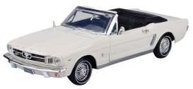 Ford  - Mustang convertible 1964 white - 1:18 - Motor Max - 73145w - mmax73145w | Toms Modelautos